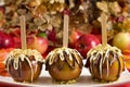 Caramel apples Royalty Free Stock Photo