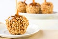 Caramel candy apples Royalty Free Stock Photo