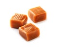 Caramel candy close-up Royalty Free Stock Photo