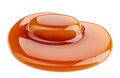 Caramel candy and sweet sauce Royalty Free Stock Photo