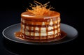 caramel caramel cake, impressive panoramas, exquisite craftsmanship