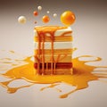 Caramel Cascade: A Glorious Drizzle of Sticky Golden Goodness