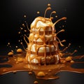 Caramel Cascade: A Glorious Drizzle of Sticky Golden Goodness