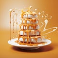 Caramel Cascade: A Glorious Drizzle of Sticky Golden Goodness