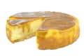 Cheesecake isolated on white background Royalty Free Stock Photo