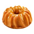 Caramel Drizzled Bundt Cake Royalty Free Stock Photo