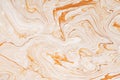 Caramel dynamic and fluid raster texture. Abstract acrylic paints mixt color background. Dyeing, liquid flow surface