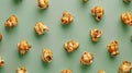 The caramel flavored popcorn.AI generated image Royalty Free Stock Photo