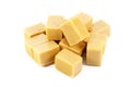 Caramel Fudge Blocks Candy Royalty Free Stock Photo