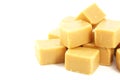 Caramel Fudge Blocks Candy Royalty Free Stock Photo