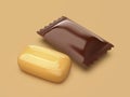 Caramel hard candies