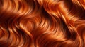 Caramel honey hair background smooth, shiny, healthy strands create stunning visuals
