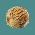 Caramel ice cream Royalty Free Stock Photo