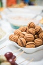 Caramel nuts - cookies with sand dough and caramel