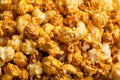 Caramel pop corn background Royalty Free Stock Photo