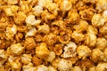 Caramel pop corn background Royalty Free Stock Photo