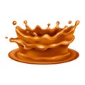 Caramel splash crown