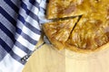 Caramelised Apple Tart Tartin Fancy Cake Pie Royalty Free Stock Photo