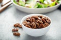 Caramelized or candied pecans Royalty Free Stock Photo