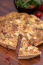 Caramelized onion quiche 