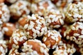 Caramelized peanuts with sesame Royalty Free Stock Photo