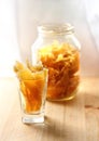 Caramelized stem ginger