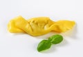Caramelle-shaped stuffed pasta Royalty Free Stock Photo