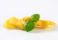 Caramelle-shaped stuffed pasta Royalty Free Stock Photo