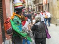 Caravaca de la Cruz, Spain, May 2, 2019: Marching band in the procession at Los Caballos Del Vino