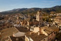 Caravaca, Spain - 17 November 2017 : Panorama of Caravaca De La Cruz, Pilgrimage site near Murcia, in Spain