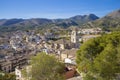 Caravaca, Spain - 17 November 2017 : Panorama of Caravaca De La Cruz, Pilgrimage site near Murcia, in Spain