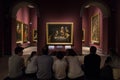 Caravaggio painting at Brera Art gallery , Milan