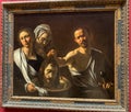 Caravaggio`s Salome Receives the Head of John the Baptist