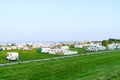 A caravan camping site in Germany. Royalty Free Stock Photo