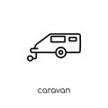 Caravan icon from collection.