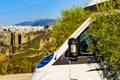 Caravan and Ronda town, Andalusia Spain Royalty Free Stock Photo