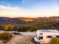 Caravan and Ronda valley, Andalusia Spain Royalty Free Stock Photo