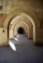 Caravansary cloisters Royalty Free Stock Photo