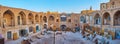 Caravanserai courtyard in Kashan Grand Bazaar, Iran