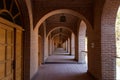 Caravanserai hotel in Ganja city. Medieval buildings in Azerbaijan.