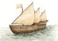 Caravel illustration