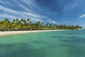 Caravelle beach in Guadeloupe