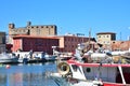 Harbour and Caraviglia Bastion and Fortezza Vecchia, Livorno, Italy