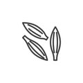 Caraway seed line icon