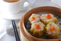 Carb roe pork dim sum Royalty Free Stock Photo