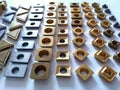 Carbide cutting inserts Royalty Free Stock Photo