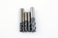 Carbide endmills Royalty Free Stock Photo