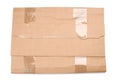 Stack of cardboard book mailers Royalty Free Stock Photo