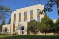 The historic Carbon County courthouse in Rawlins, WY Royalty Free Stock Photo