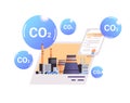 carbon credit concept responsibility of co2 emission environment strategy sustainable ESG development